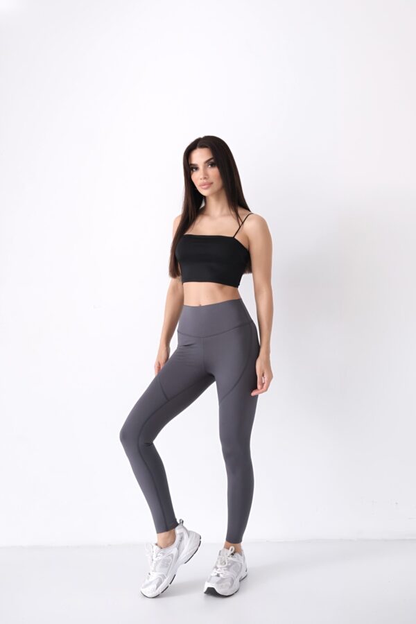 Anthracite Core Basic Leggings - Image 6