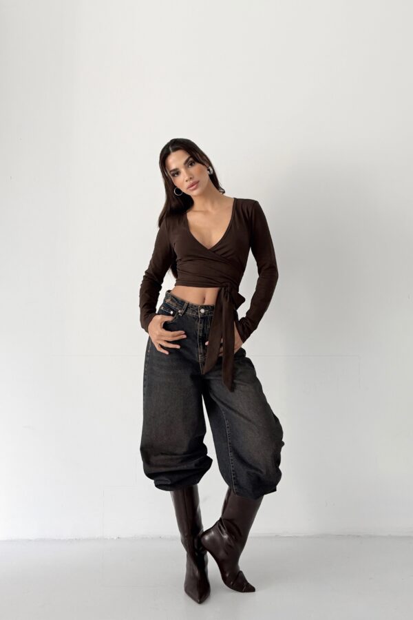 Chocolate Aura Wrap Bolero - Image 3
